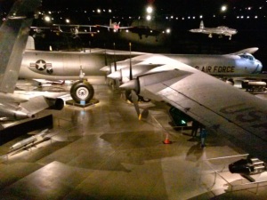 The flight of this B-36 to the USAF museum was the last B-36 flight. It is difficult to capture a photo of the entire aircraft.