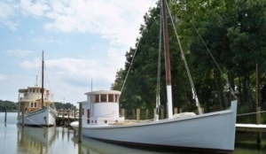 The F. D. Crockett moored at the Deltaville Maritime Museum (Museum Photo)