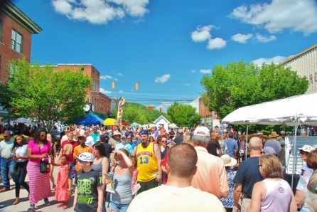 The Festival covers the entire main street in South Pittsburgh.