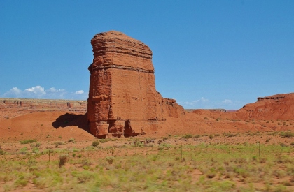 A red stone monolith, Utah